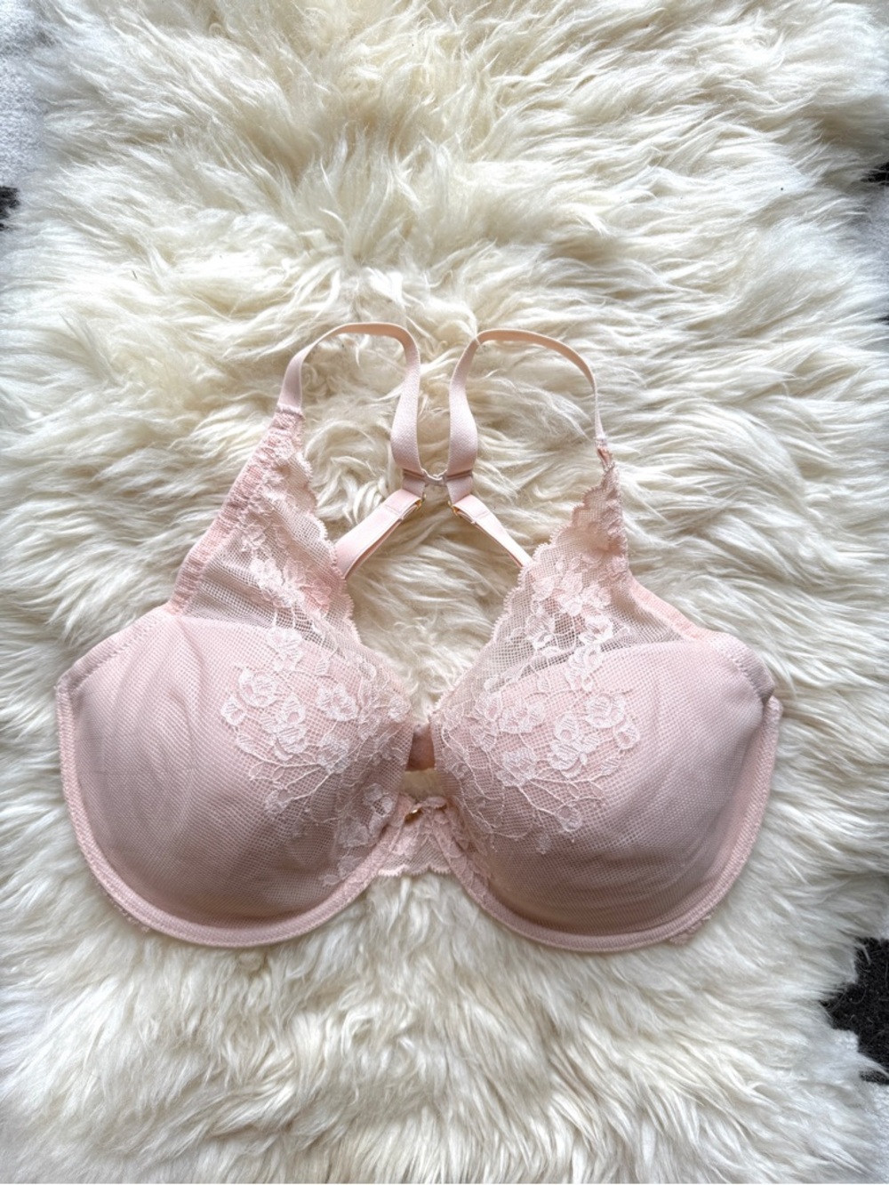 Natori Cherry Blossom Convertible Contour Underwire Bra - 32DDD - Like New - Picture 2 of 4